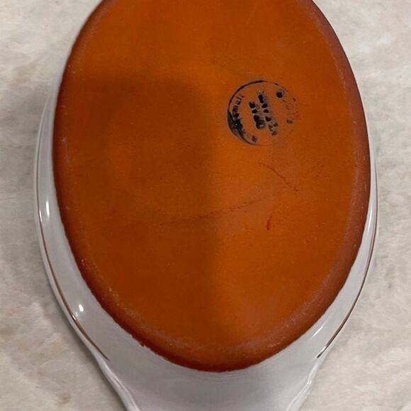 Graf Keramik floral handpainted pottery gratin dish Austria - Picture 9 of 12